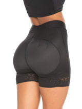Lower butt view of high waist sculpting butt lifter.