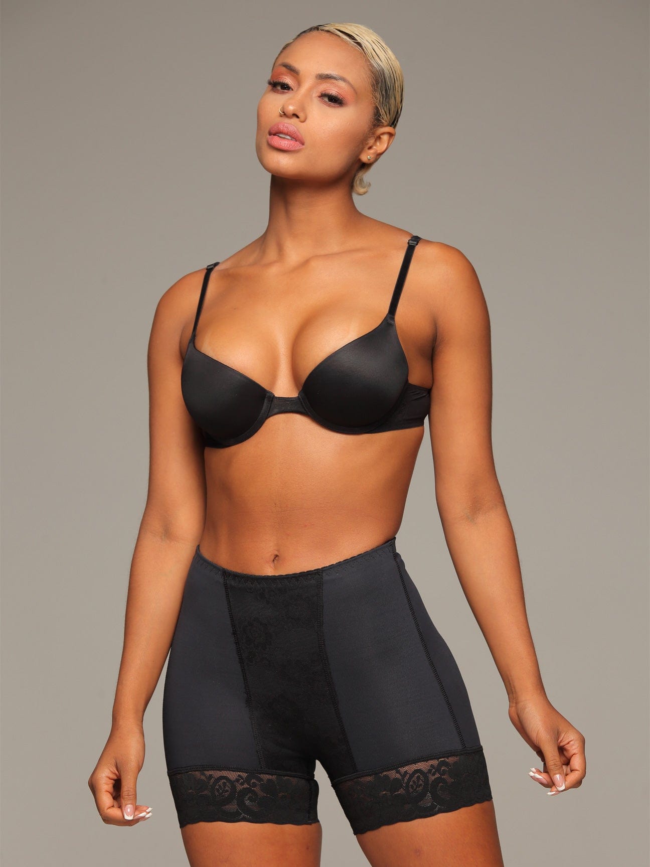 High Waisted Natural Lift Shorts 8044