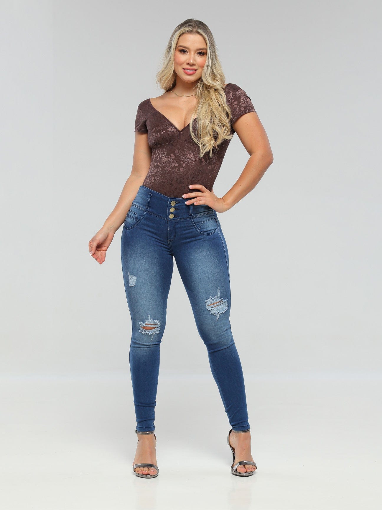 Womens Plus Size /Junior Colombian Design Butt Lift Levanta Cola Skinny  Jeans - Helia Beer Co