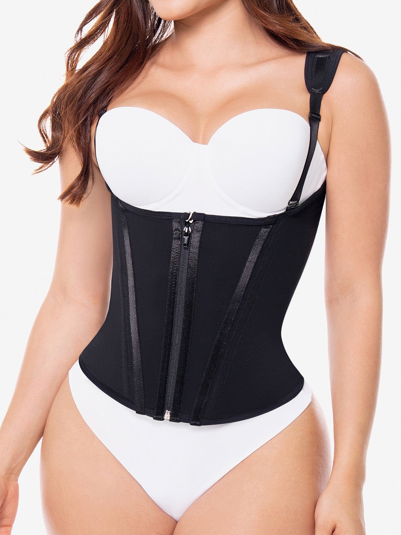 Ultra-Sculpt Waist Trainer Vest with Zipper & Hooks CH007RA