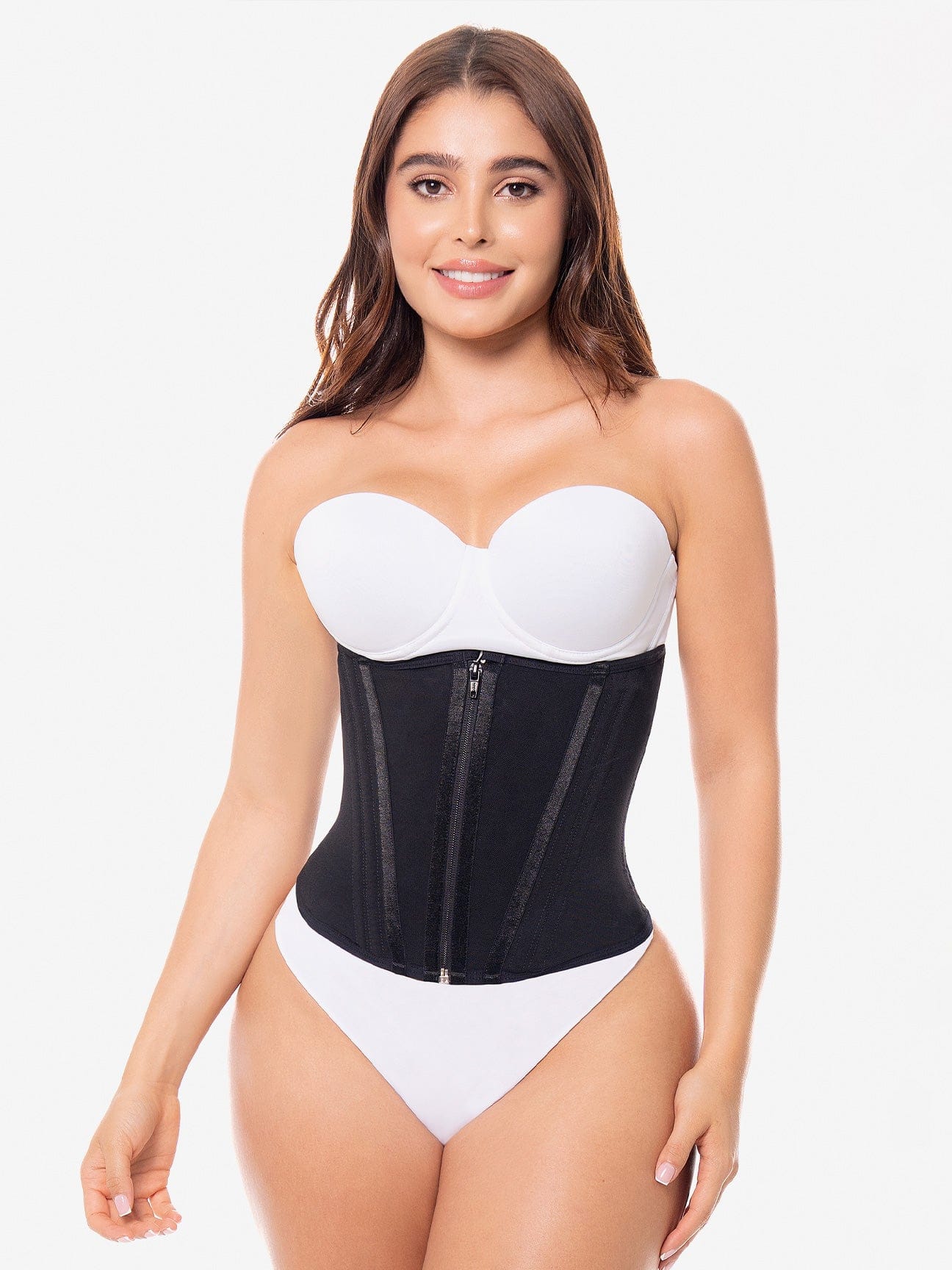 Ultra-Sculpt Waist Trainer with Zipper & Hooks CT003RA