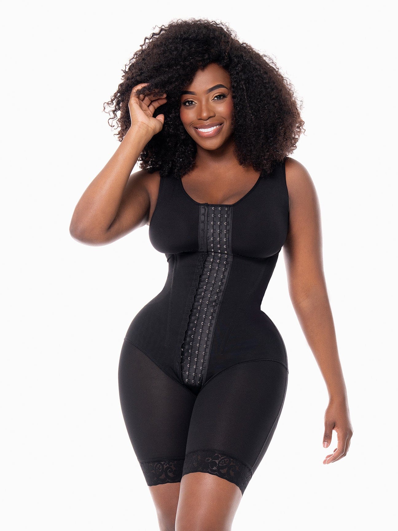 Hourglass Faja for Small Waist & Big Hips with Hooks & Bra MariaE FJ001RA