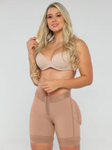 Sculpting Round Lift Shorts with Hooks NS005