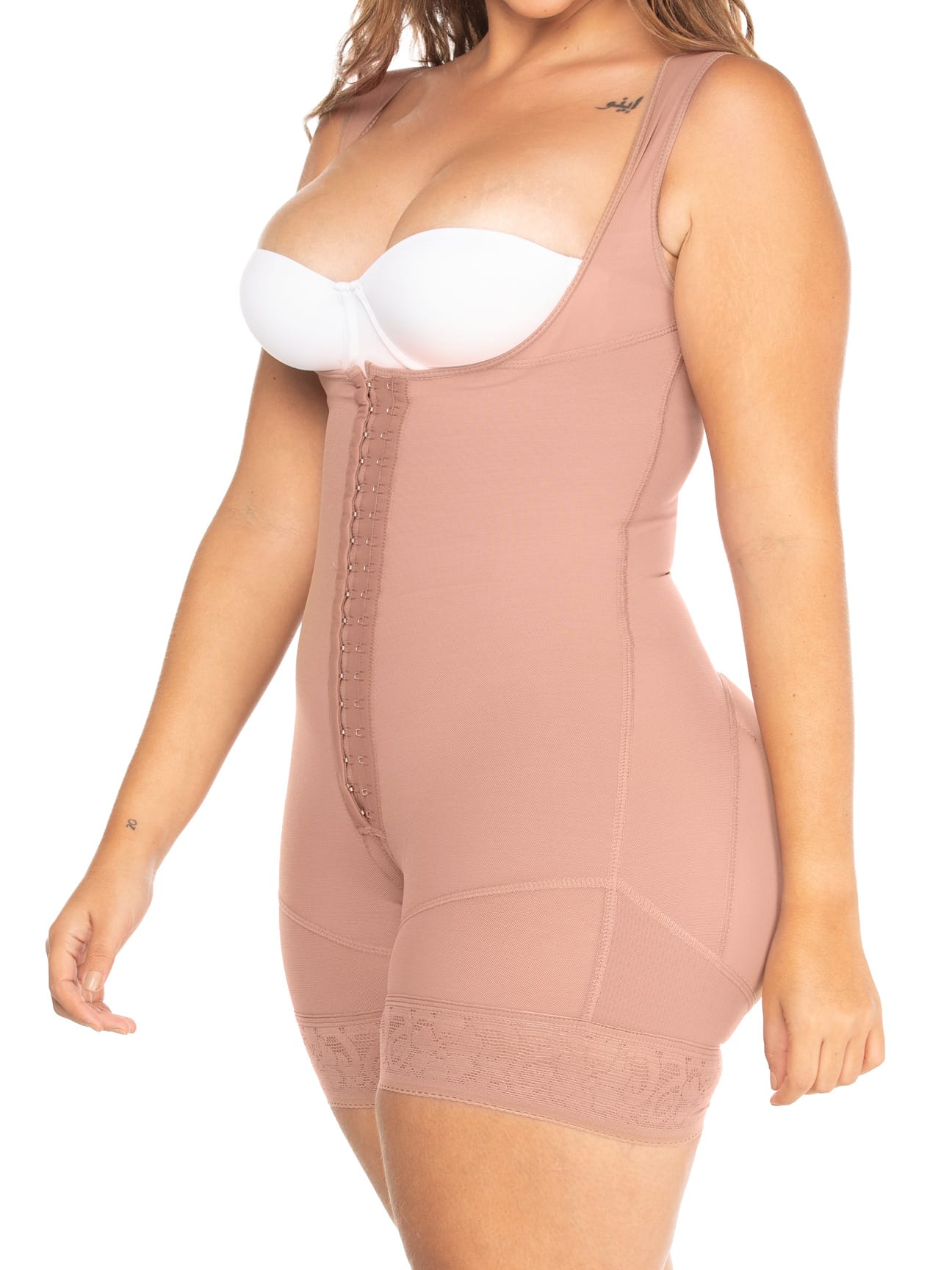 Faja Escultora con Broches y Tirantes Anchos NS049