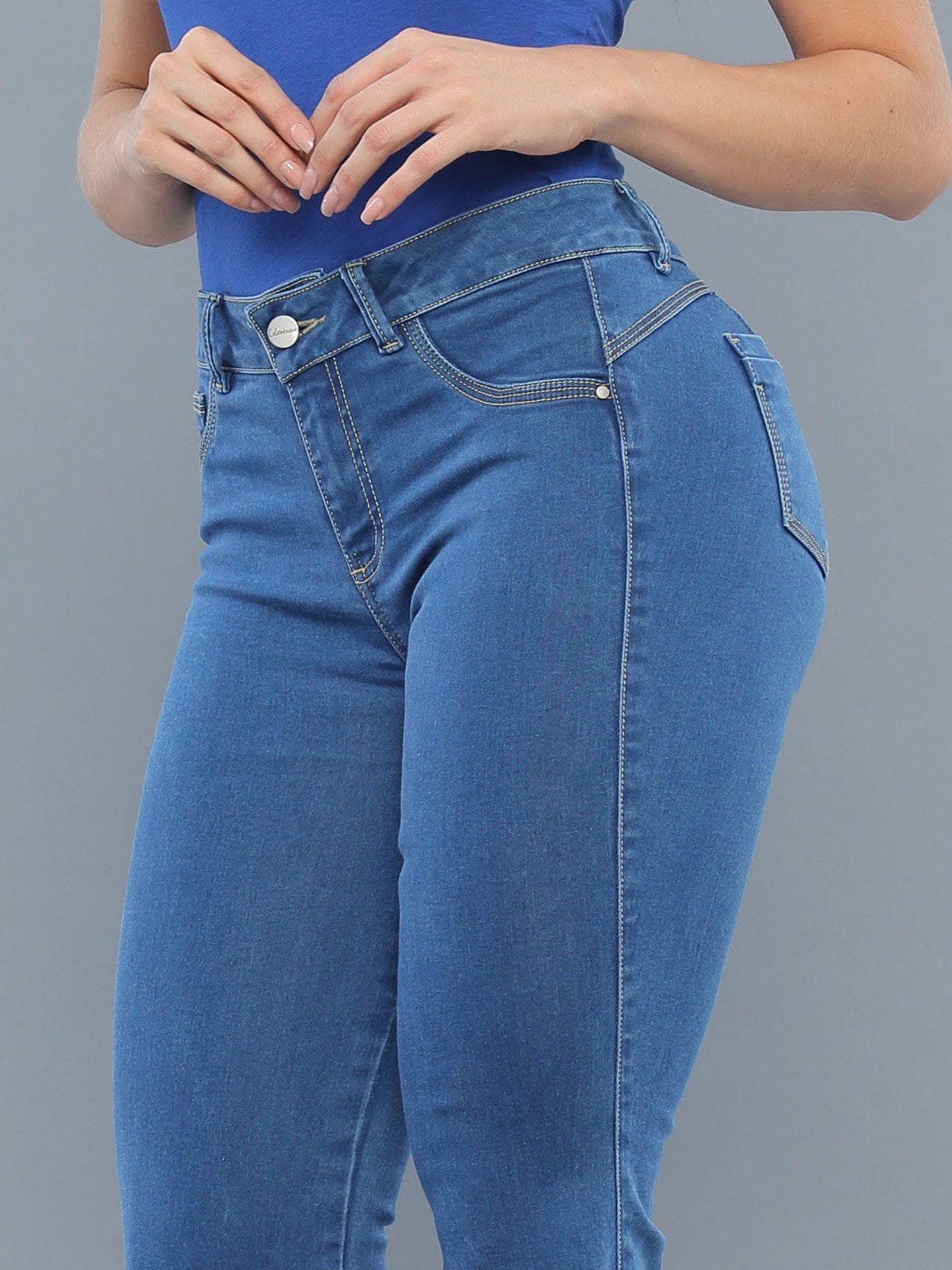 Lavender Butt Lift Jeans CB5003