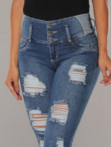 Sunrise Butt Lift Jean Capri 14175
