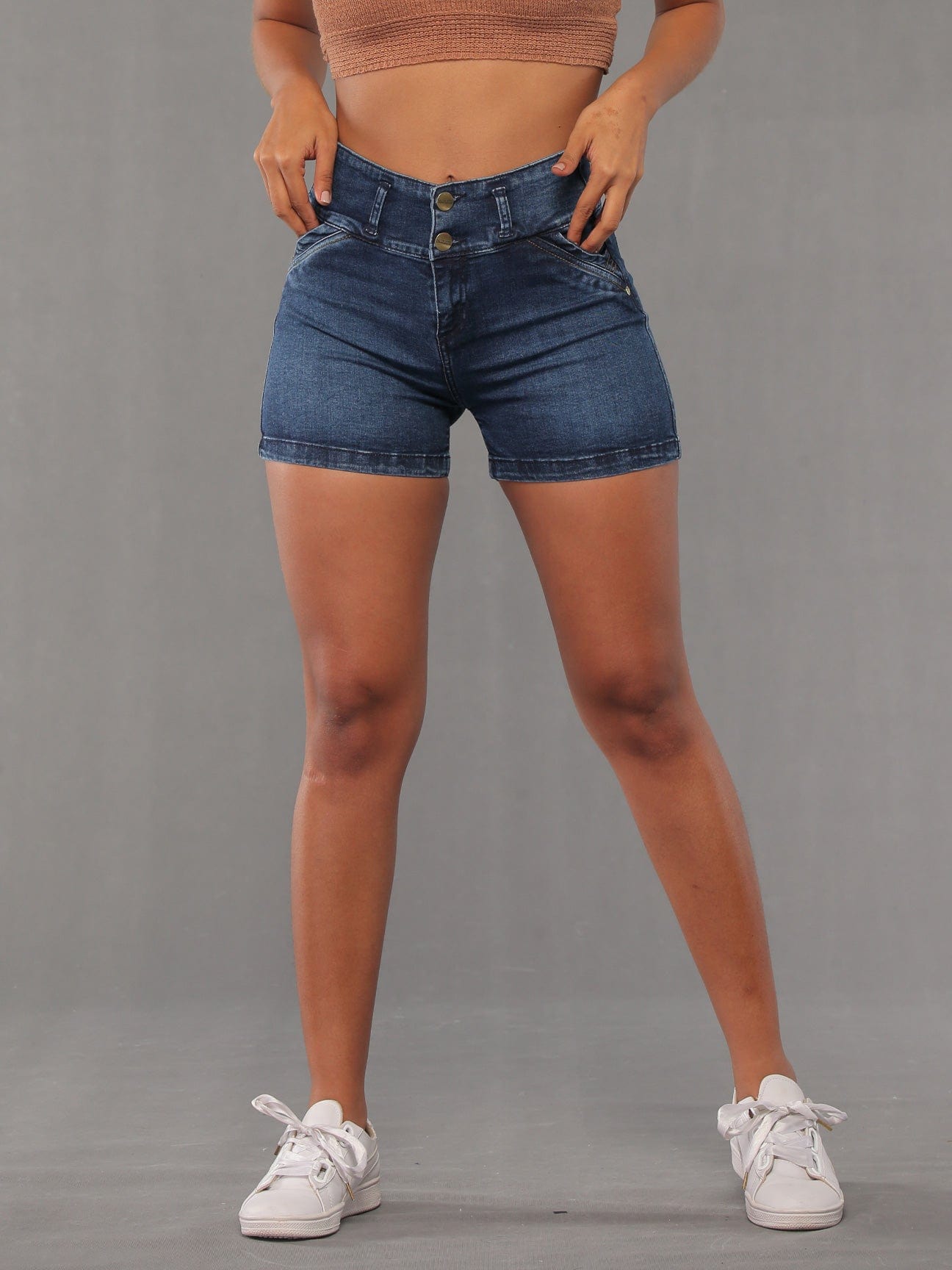 Tropicana Butt Lift Jean Shorts 14183