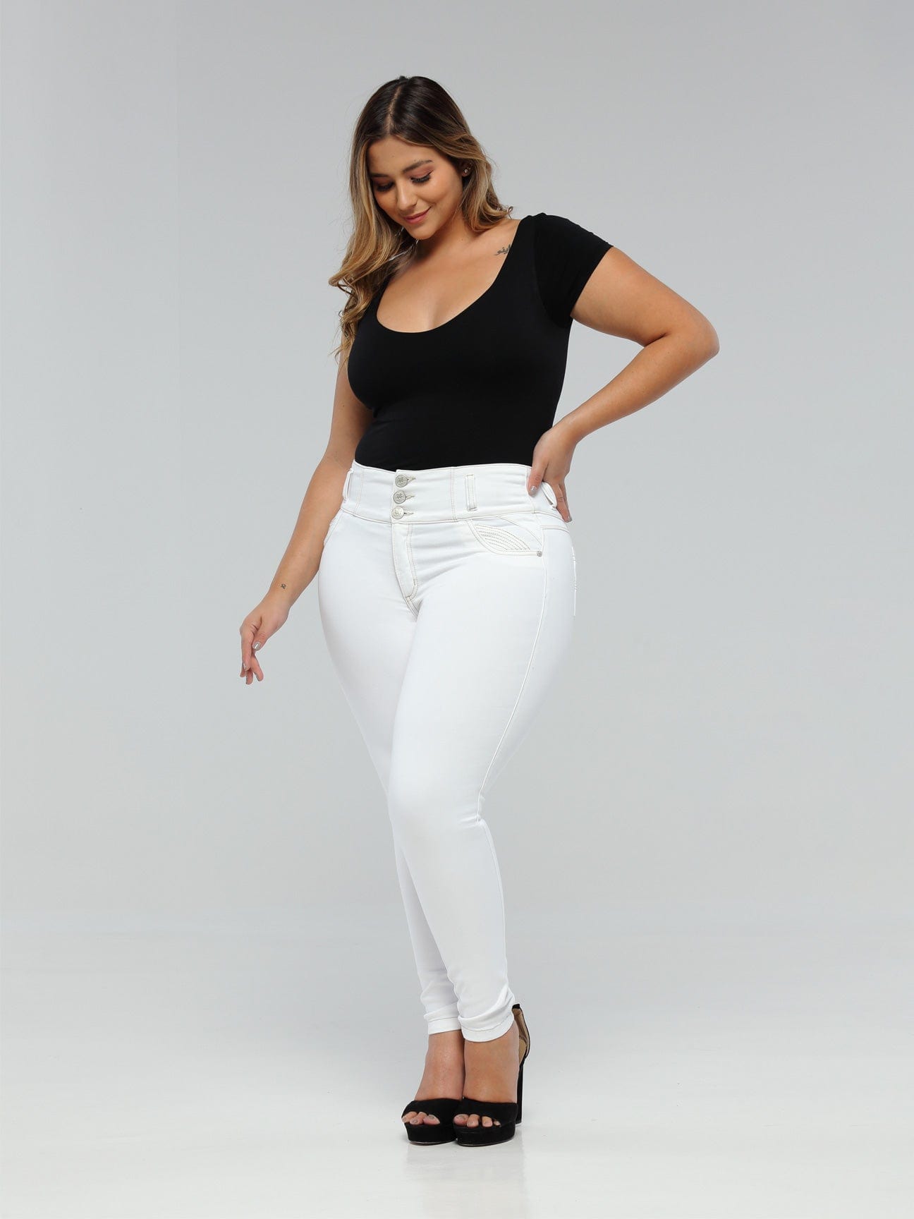 Jeans Levanta Glúteos Rosea Plena 14264 